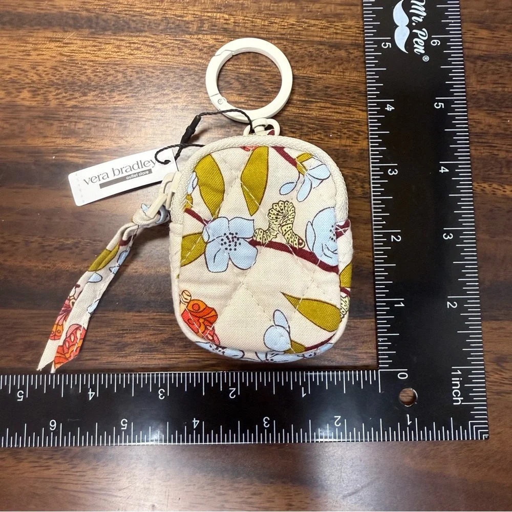 Vera Bradley Women’s Outlet Cotton Essential Bag Charm for AirPods Abuzz